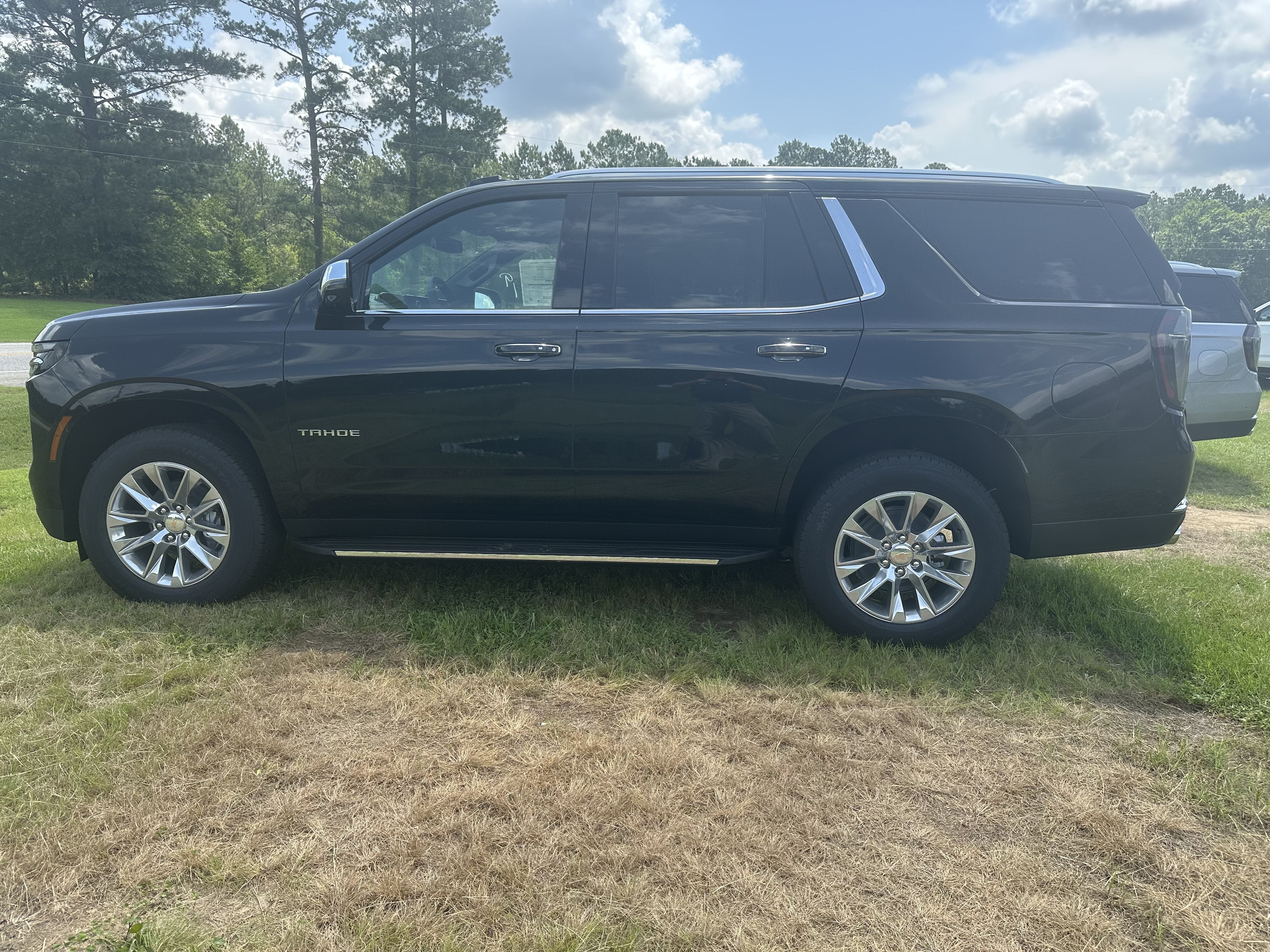 2026 Chevrolet Tahoe Premier in Black — front three-quarter view