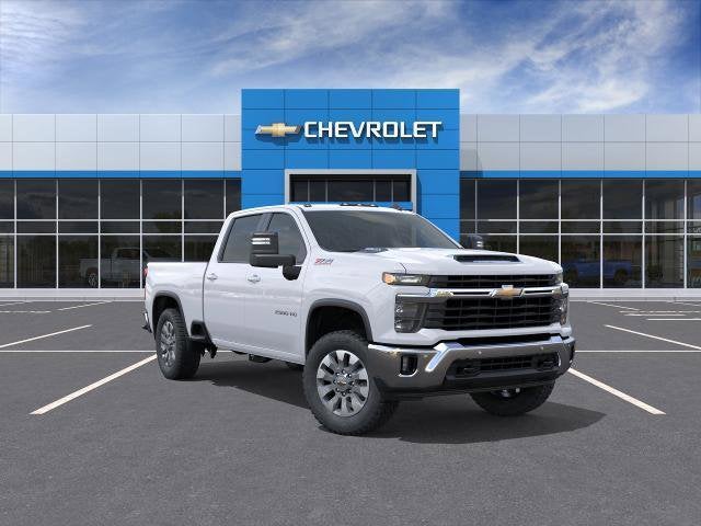 2026 Chevrolet Silverado 2500 HD LT in Summit White — front three-quarter view