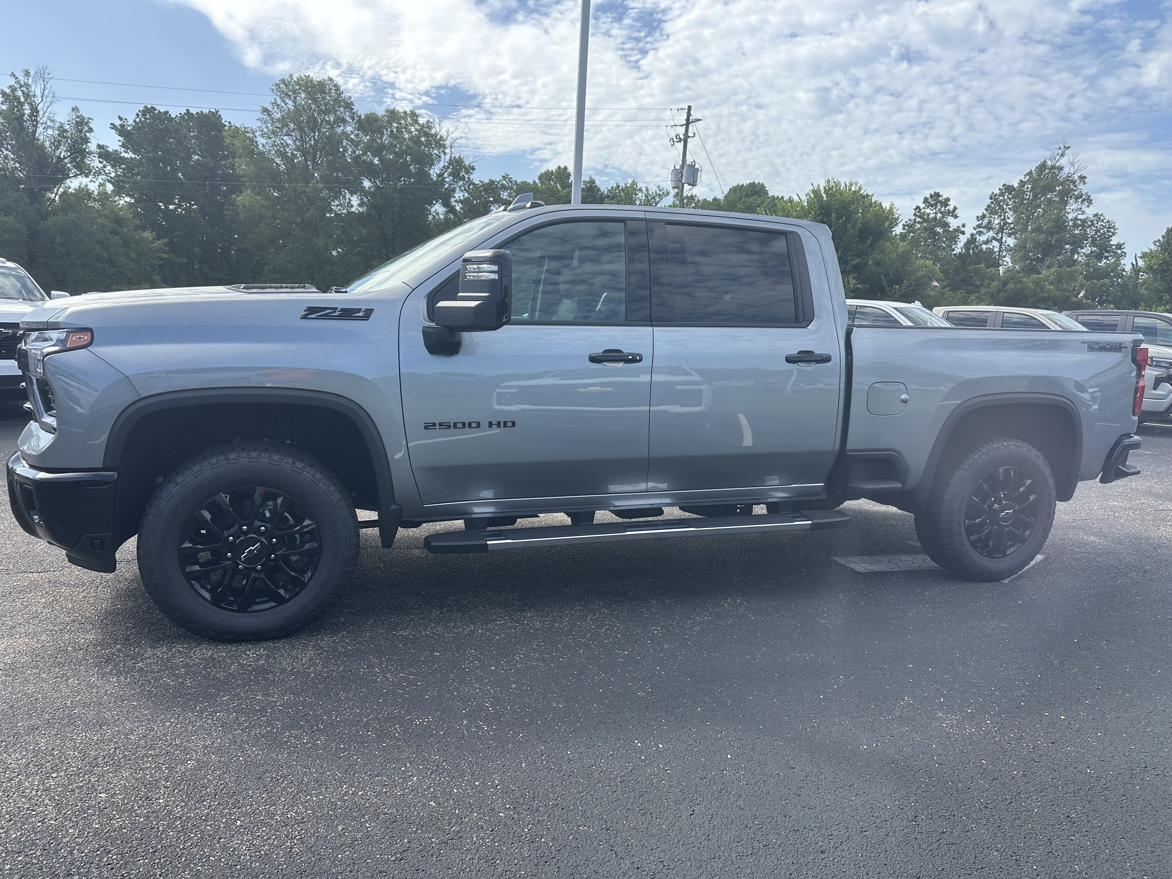2026 Chevrolet Silverado 2500 HD LTZ in Sterling Gray Metallic — front three-quarter view