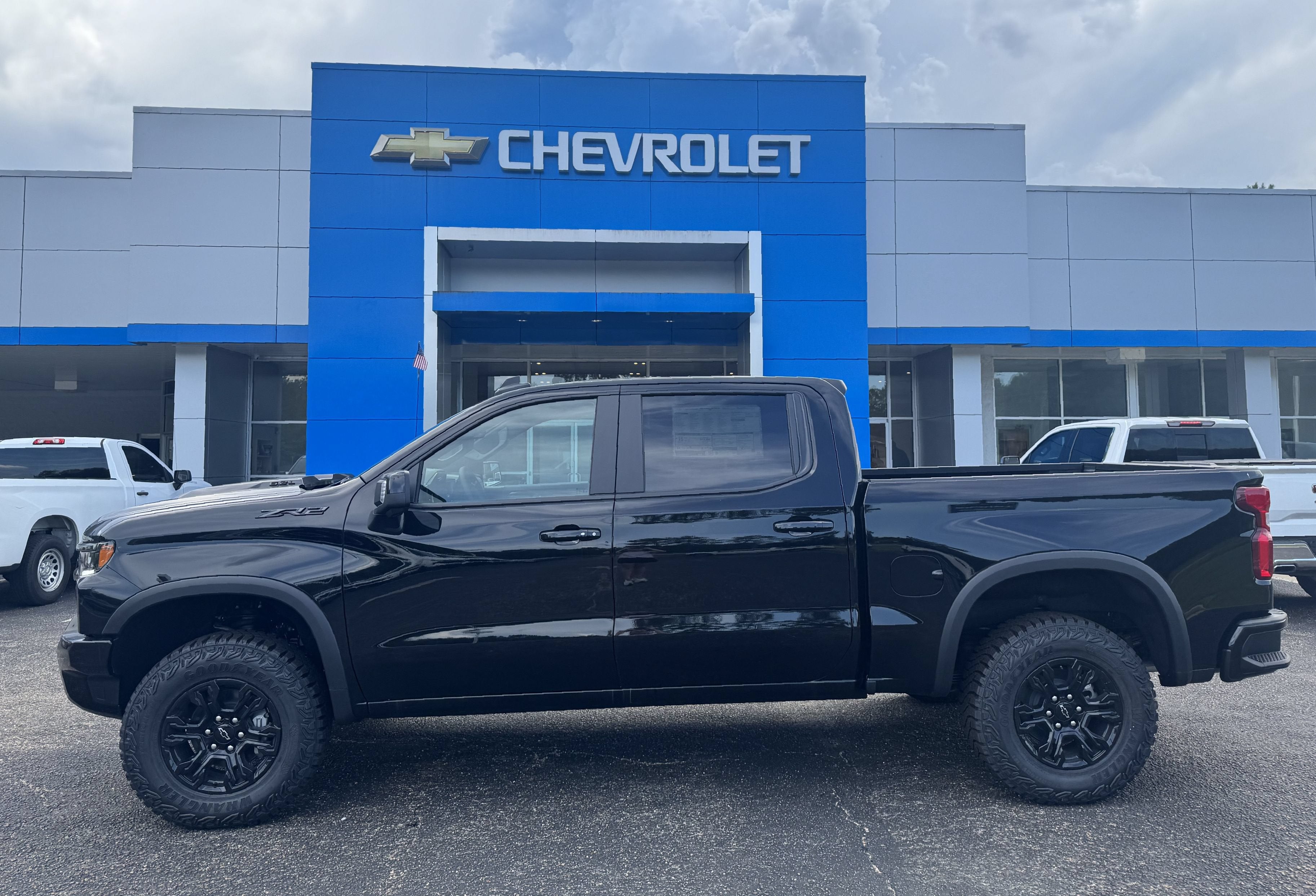 2026 Chevrolet Silverado 1500 ZR2 in Black — front three-quarter view